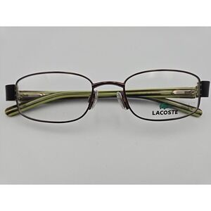 LACOSTE LA12237 BR Brown Green Eyeglasse (Frames Only) 49+ 18-135mm‎
